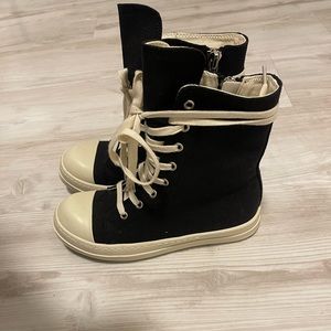 Rick Owens Canvas Ramones